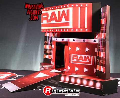 Raw Entrance Stage Pop Up Wwe Toy Wrestling Playset By Wicked Cool Toys