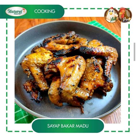 Resep Sayap Ayam Bakar Madu Nikmat And Mudah Dibuat Natural Poultry