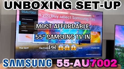 2021 Samsung AU7000 4K Smart TV Unboxing Setup First 46 OFF