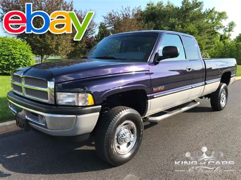 1998 Dodge Ram 2500 Slt Quad Cab 5spd Manual 53k Mile 12v Cummins 4x4