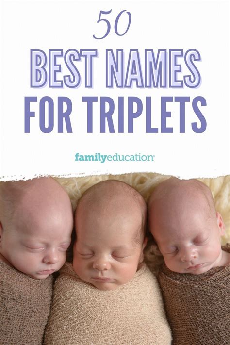 The Top Names for Triplets Based on Famous Trios | Country baby names ...