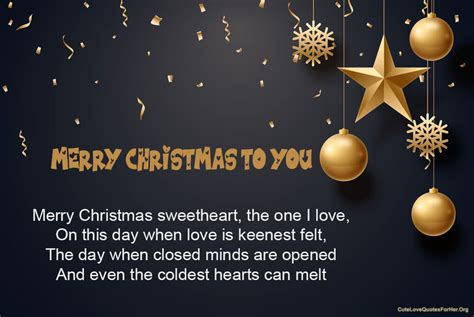 25 Merry Christmas Love Poems for Her and Him