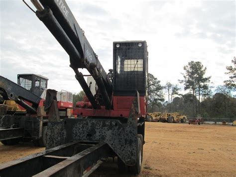 Prentice 410d Log Loader Sn P50400 Ecab Mtd On Evans Ta Trailer S