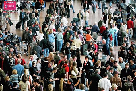 Airport Delays Photograph by Jimmy Kets/reporters/science Photo Library ...