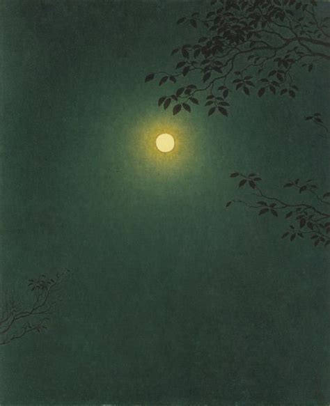 Yajuro Takashima Takashima Moon Art Japanese Painting