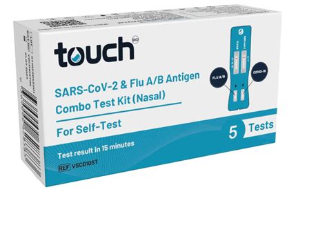 San Touchbio Covid Flu A B Rapid Antigen Combo Test Kit Pack