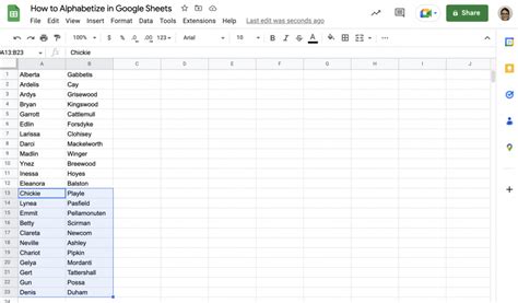 How To Alphabetize In Google Sheets Complete Guide Layer Blog