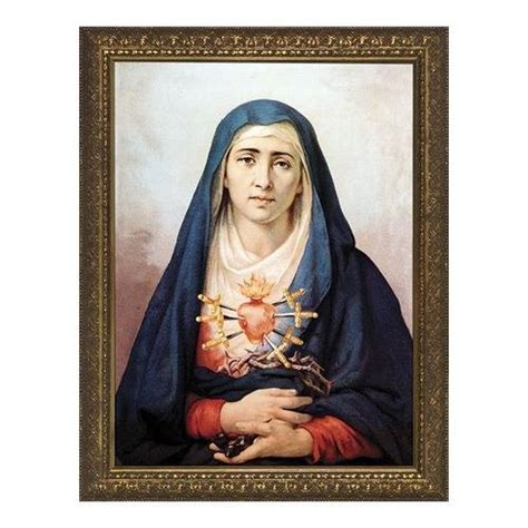 devotion   ladys  sorrows catholic art rosaries