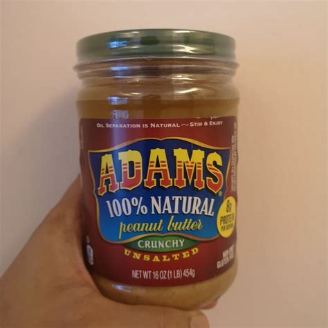 Adams Natural Crunchy Peanut Butter Unsalted Review Abillion