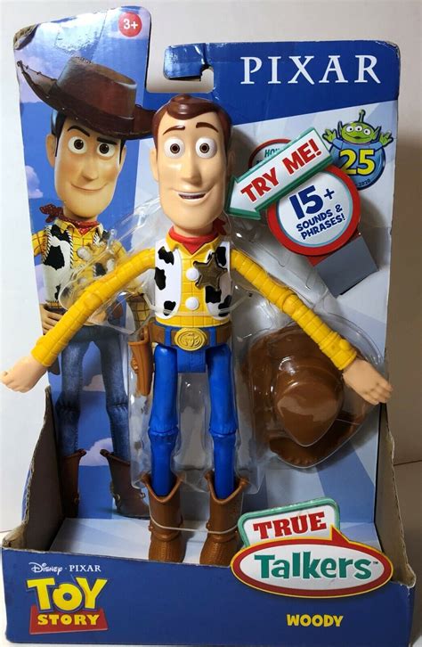 Toy Story Disney Pixar True Talkers Woody 25th Anniversary Figure 9 New 887961811872 Ebay