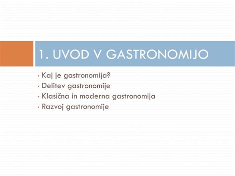 Ppt Osnove Gastronomije Powerpoint Presentation Free Download Id