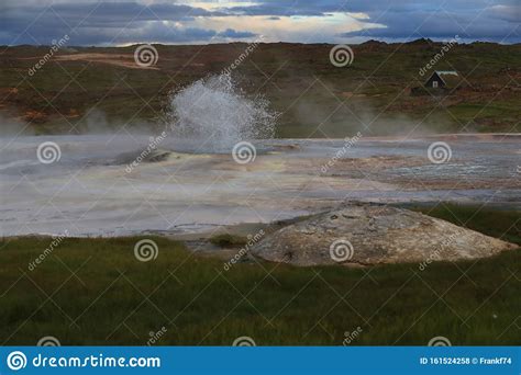 Iceland Landscape Hveravellir Geothermal Area Area Of Fumaroles And