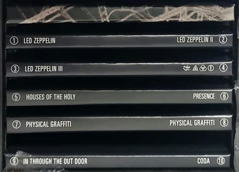 Led Zeppelin The Complete Studio Recordings Us Cd Album Box Set 456545