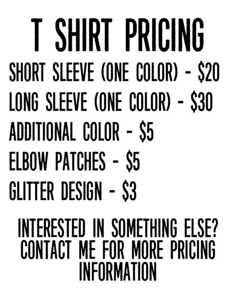 Shirt Pricing Tshirt Printing Business Cricut Tutorials Printing