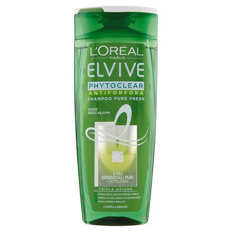 L Or Al Paris Elvive Phytoclear Shampoo Antiforfora Pura Freschezza