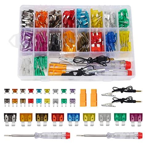 Pcs Car Fuses Assortment Kit With Fuse Tester And Fuse Puller