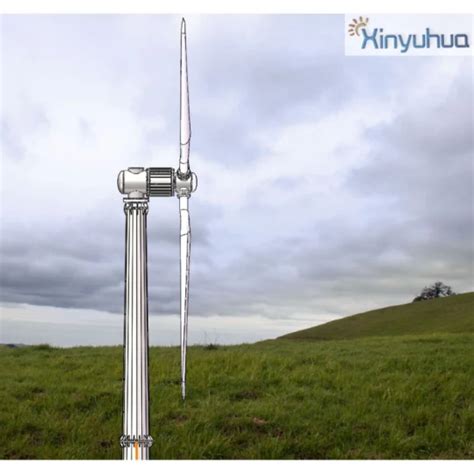 Jinan Xyh Kw To Kw Vertical Wind Turbine For Wind Solar Hybrid