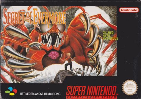 Secret Of Evermore Cover Or Packaging Material Mobygames