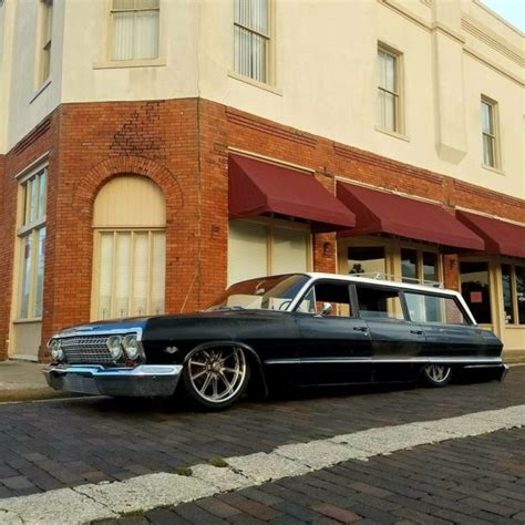 1963 Chevrolet Belair Station Wagon Air Ride Patina Hot Rat Rod Must