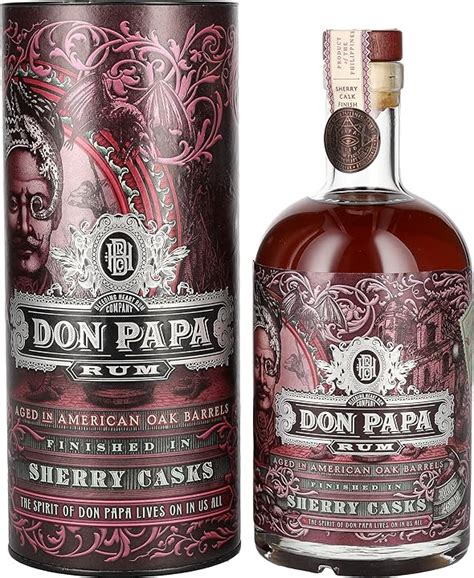 Rum Don Papa Sherry Casks Vol L In Giftbox Sicily Fruit