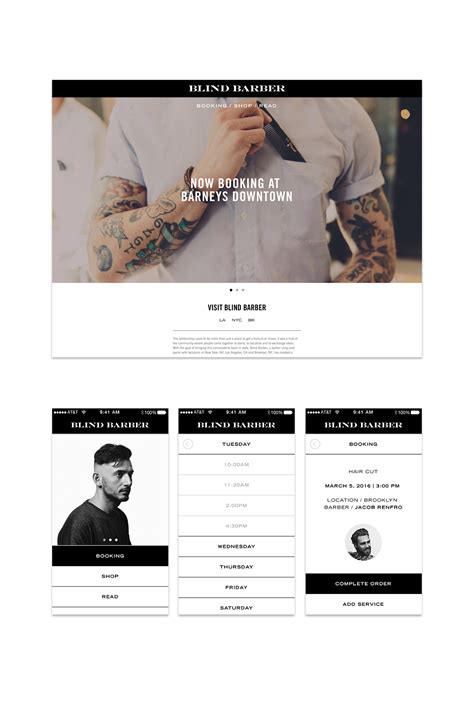 Blind Barber on Behance