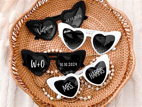 Beach Bridal Party Sunglass For Bride Personalized Bachelorette Party Bridesmaid Ts