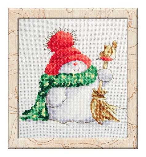 Free Cross Stitch Pattern Snowman Diy 100 Ideas