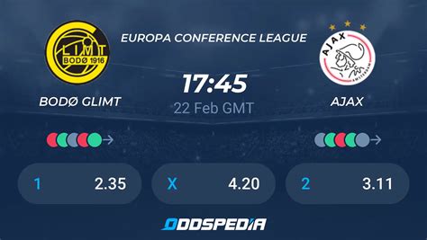 Bod Glimt V Ajax Pronostici Risultati In Diretta E Quote Scommesse