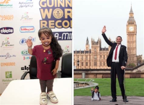 Worlds Smallest Woman Meets Worlds Tallest Man Abovewhispers