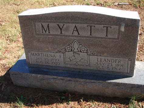 Thomas Leander Myatt Find A Grave Memorial