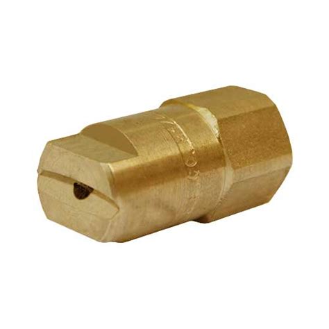 Tapered Edge Brass Spray Tip Spraying Systems Product H1 4du 2515 Brass Construction Veejet