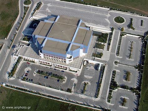 Free Aerial photo PAOK stadium ΠΑΟΚ Πυλαία