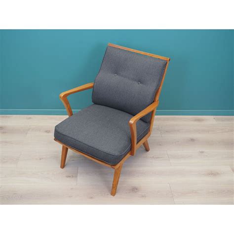 Fauteuil Vintage Allemand En Cerisier Par Walter Knoll Pour Knoll