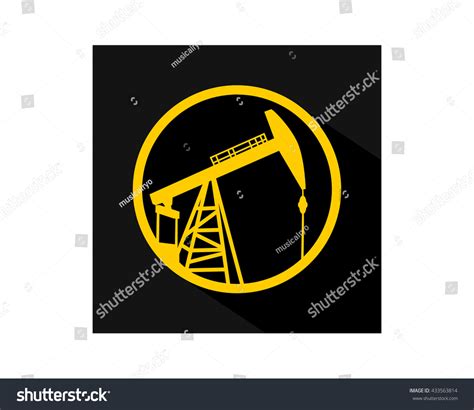 Oil Refinery Industry Gas Fuel Benzine Stock Vector Royalty Free