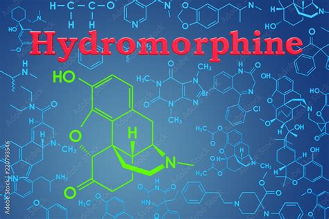 Hydromorphone Or Hydromorphone Dihydromorphinone Chemical Formula