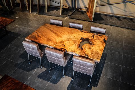 Custom Live Edge Tables Unik Crafted By Nature