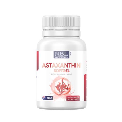 Nbl Astaxanthin Softgel 30 Softgel Nblhealth