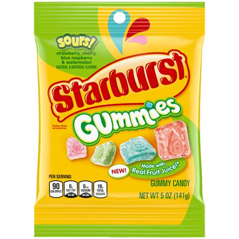 STARBURST Sours Gummies Candy, Sharing Size, 9 oz | Starburst