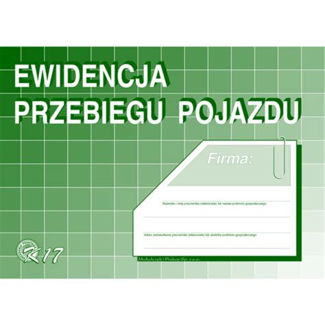 Ewidencja Przebiegu Pojazdu Michalczyk I Prokop A K Michalczyk