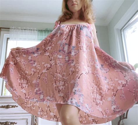 Satin Silky Soft Nightie Pink Asian Floral Os Fits Most 50s Etsy