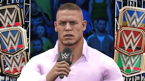 WWE 2K17 Story John Cena 5 Titles | John cena, Wwe game, Wwe