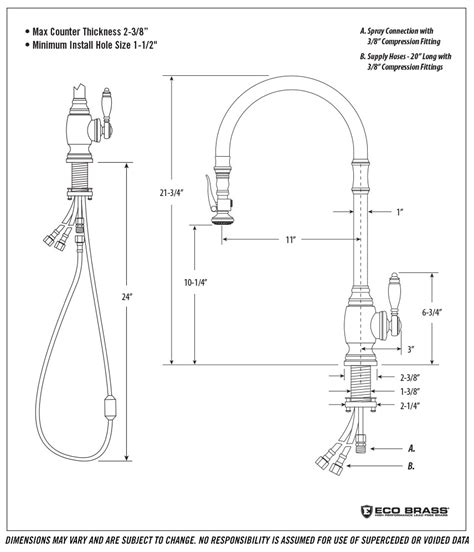 Waterstone Traditional Extended Reach PLP Pulldown Faucet 5500