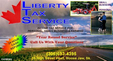 Liberty Tax Service Moose Jaw Saskatchewan Taxes Tax Refunds