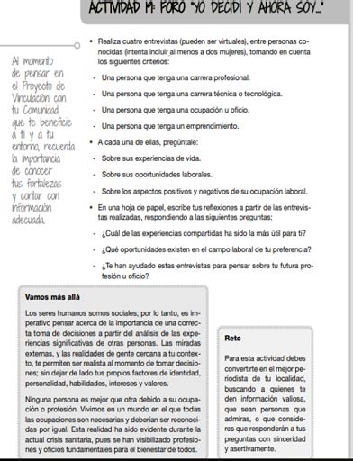 EJE DE TRABAJO TOMA DE DESICIONES ACTIVIDAD 19 YO DECIDI Y AHORA SOY