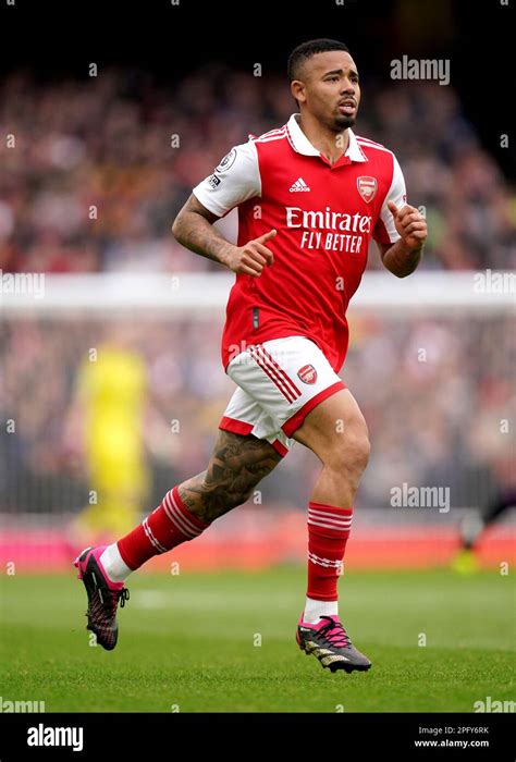 Arsenal S Gabriel Jesus During The Premier League Match At The Emirates