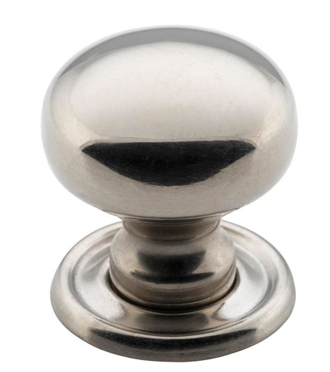 Classic Cupboard Knob D38xP35mm Satin Nickel TradCo