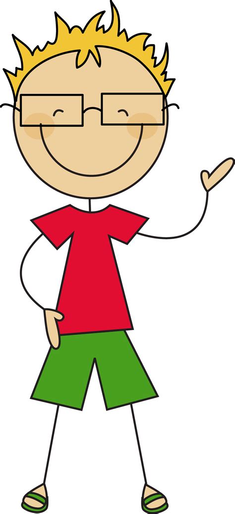 Stick Figure Boy Clipart Best