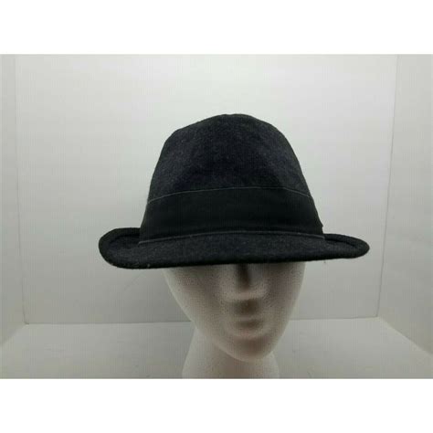 Stetson Frederick Wool Fedora Hat Grey Gem