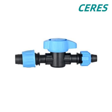 12mm 16mm Under Cut Bypass Valve Drip Irrigation Accessories For PE