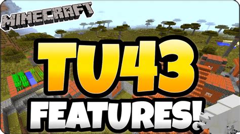 Minecraft Title Update TU43 Features Hidden Features PS3 PS4 Xbox